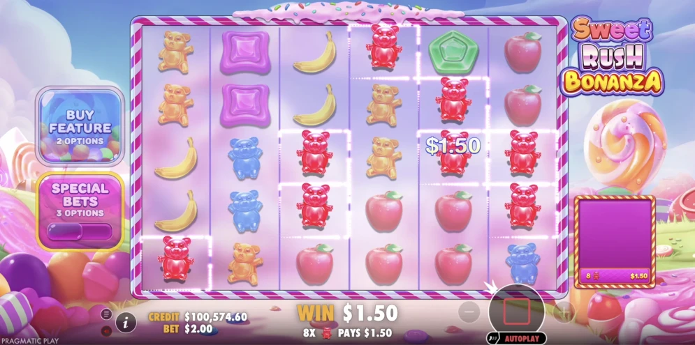 Sweet Rush Bonanza demo